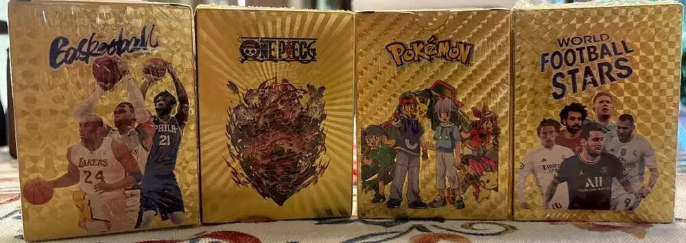 Collector Cards, Funnily (Messi), Basketball (Bryant), Pokémon, Nepiec